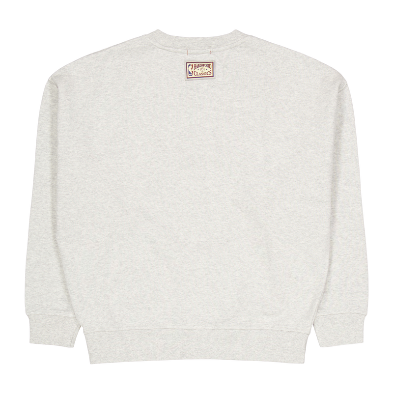 Knicks Womens Logo Lt Crew 3.0 Grey Heather