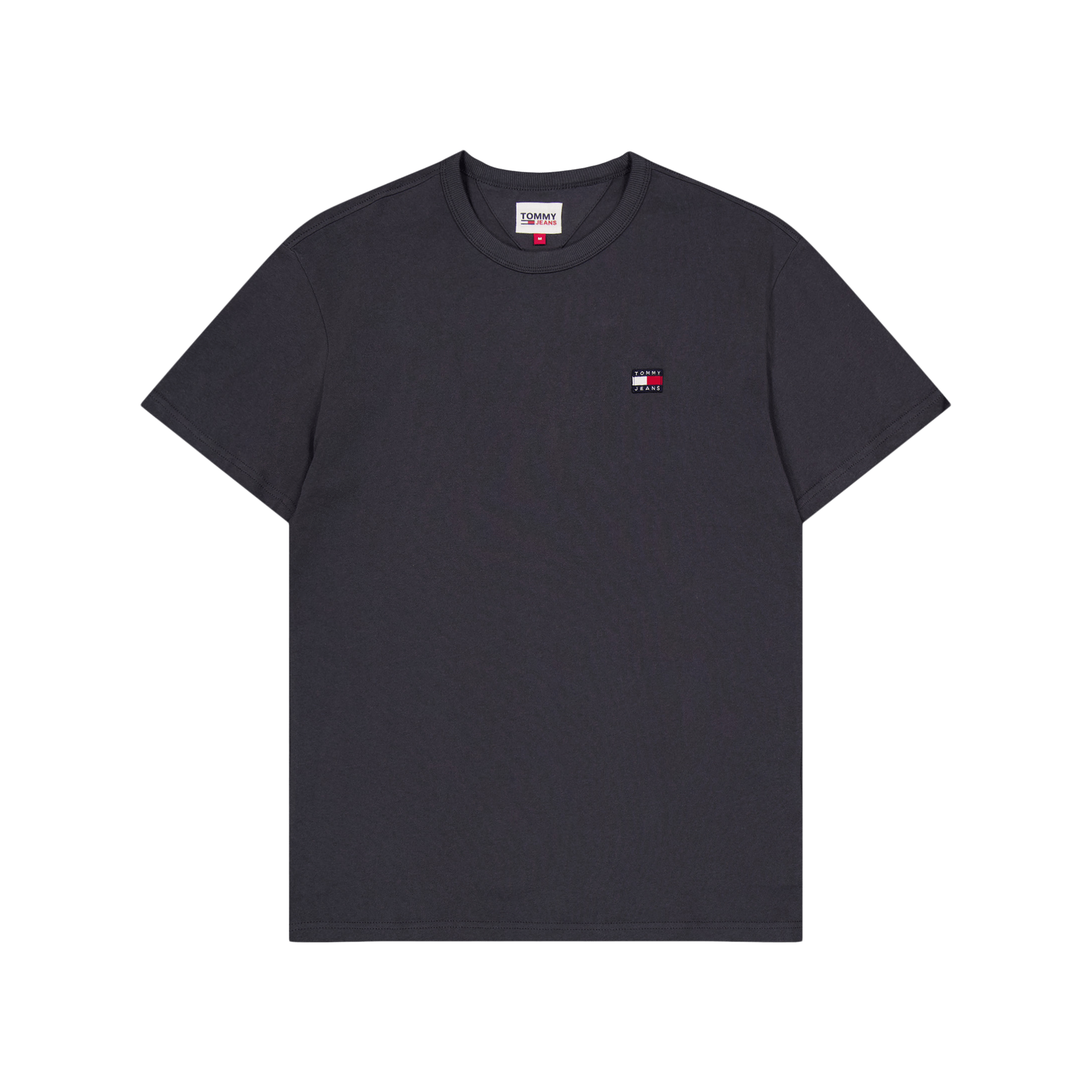 Tjm Clsc Tommy Xs Badge Pub Jeans New Tee - Charcoal Tommy - –