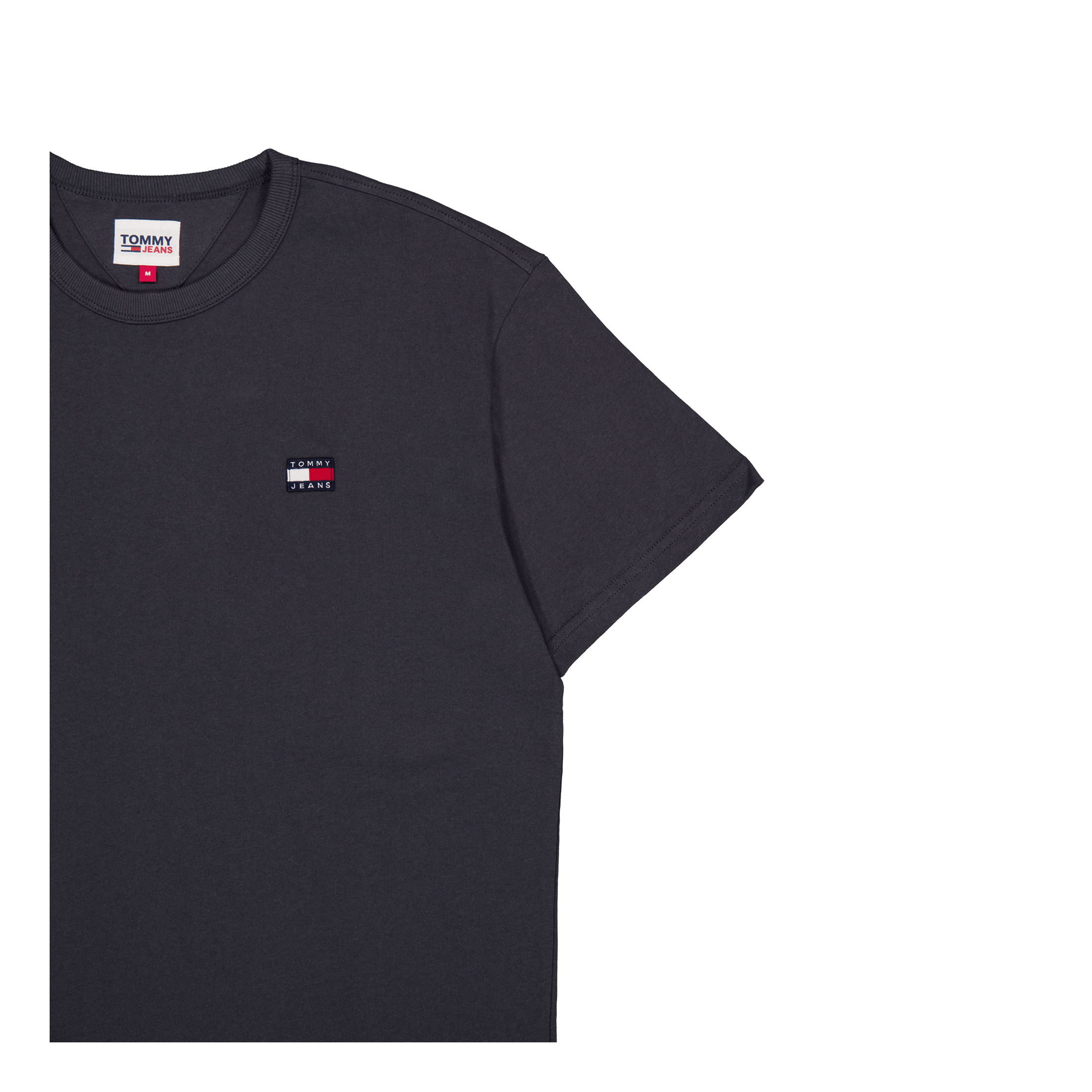 Tjm Clsc Tommy Xs Badge Tee Pub - New Charcoal - Tommy Jeans –