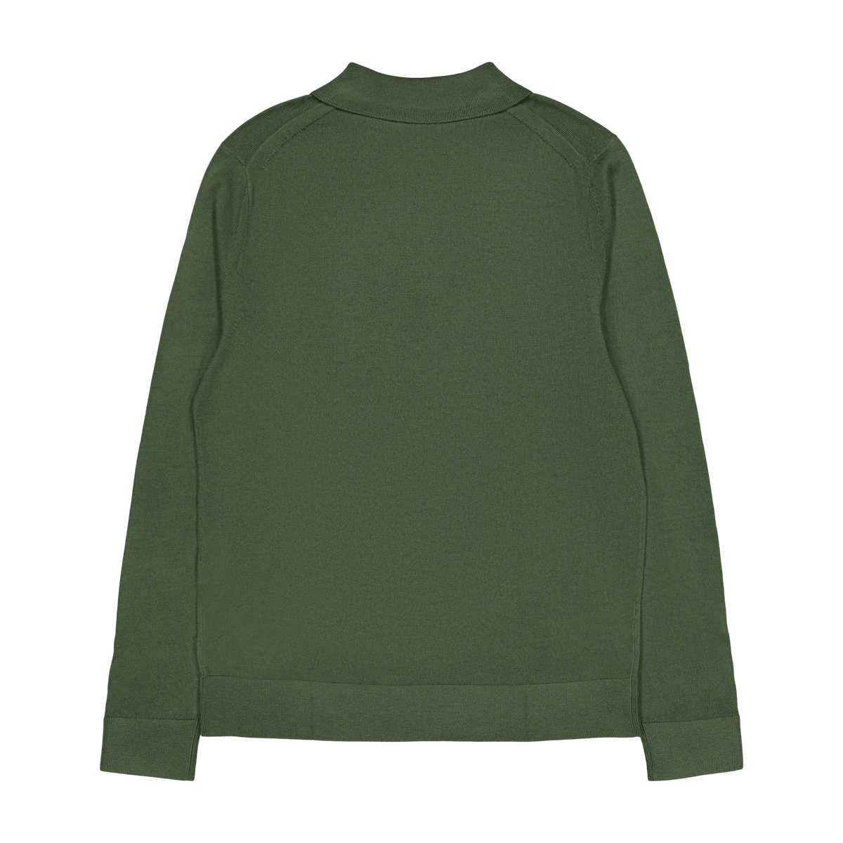 Calvin Klein Merino Polo Sweater Llp - Thyme