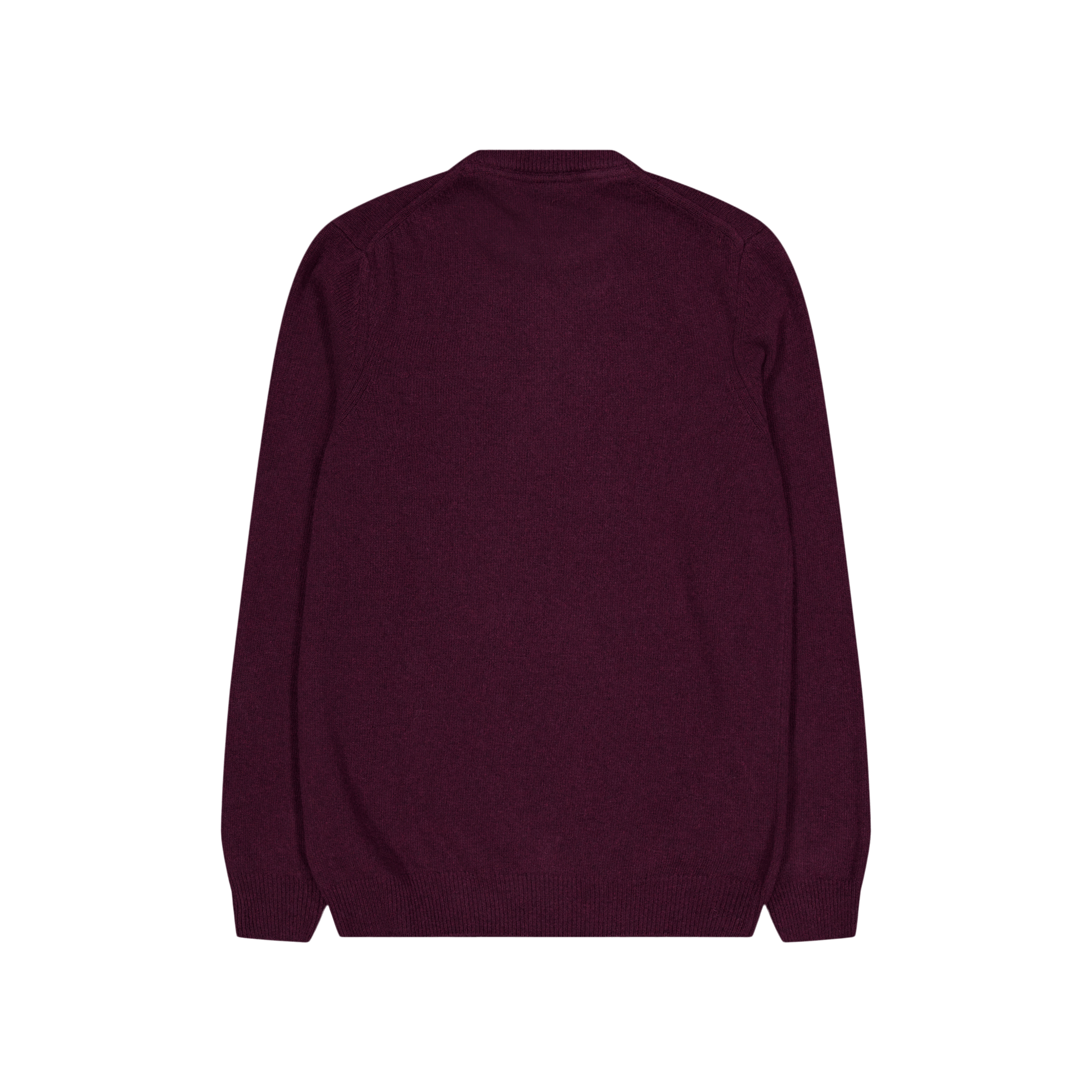 Lyle & Scott Crew Neck Lambswool Blend Jump Z638 Burgundy Marl - Lyle &  Scott –