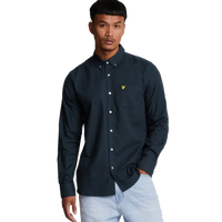 Plain Flannel Shirt Z271 Dark