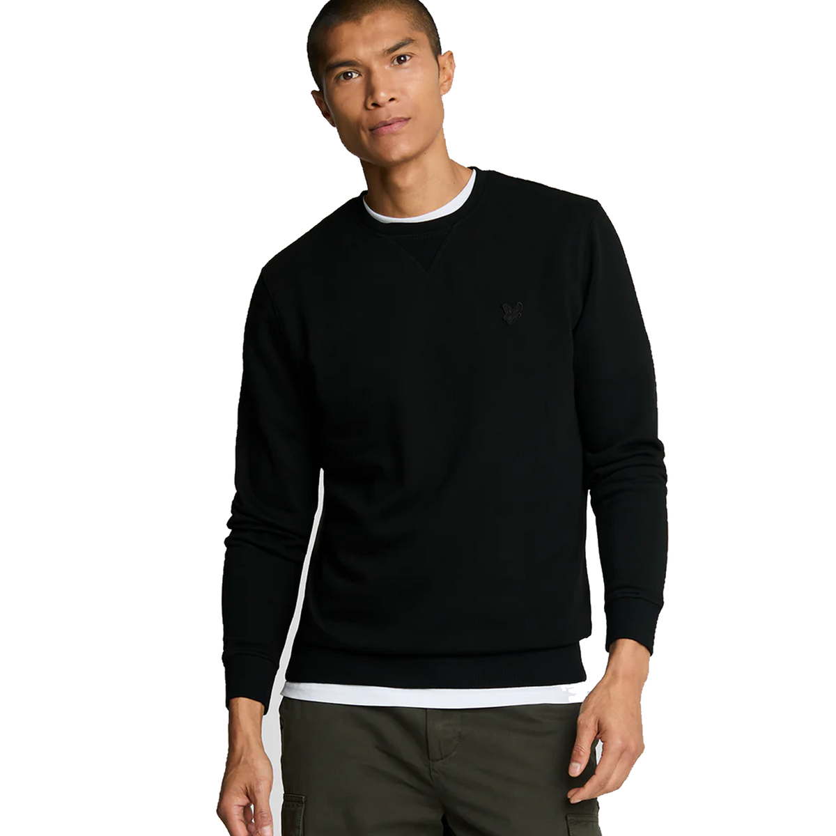 Tonal Eagle Crew Neck Sweatshi Z865 Jet