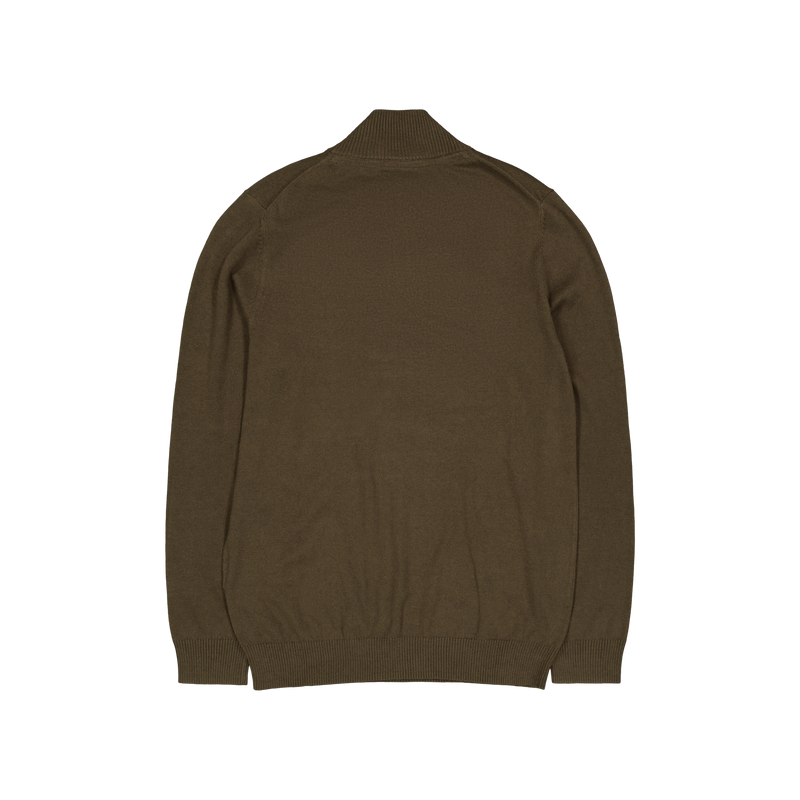Cotton Merino Quarter Zip Jump W485