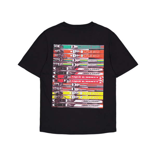Graphic Ski T-shirt Z865 Jet Black
