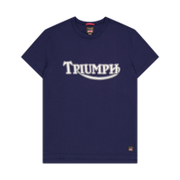 Triumph Motorcycles Logo Shirt Blue