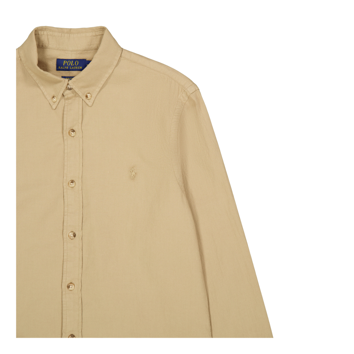 Polo Ralph Lauren Cotton Texture Shirt Surrey Tan