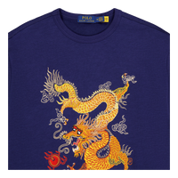 Polo Ralph Lauren Vintage Fleece Dragon Print Sw