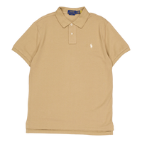 Polo Ralph Lauren Slim Fit Mesh Polo Shirt Cafe c8176