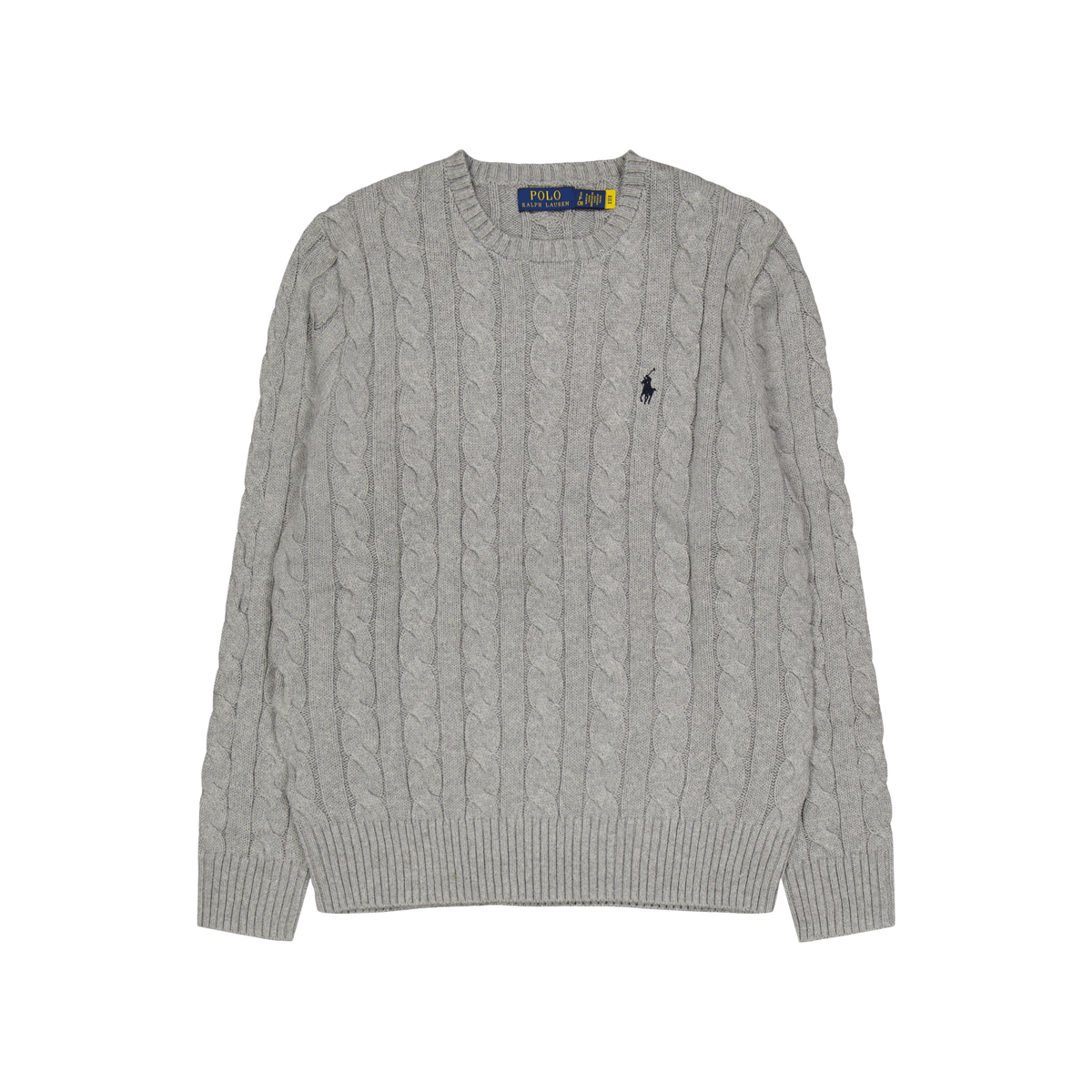 Polo Ralph Lauren Cable Knit Cotton Sweater Fawn