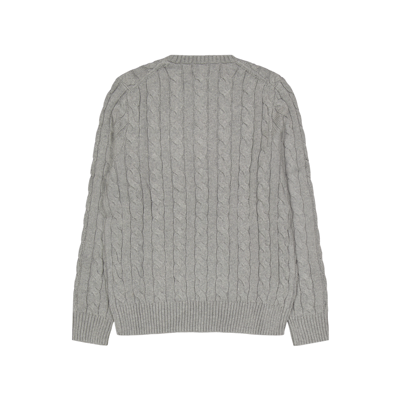 Polo Ralph Lauren Cable Knit Cotton Sweater Fawn