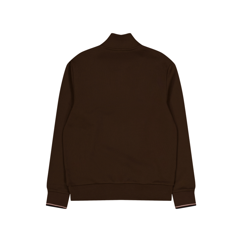 Half Zip Sweatshirt Q21 Burnt Tobacco