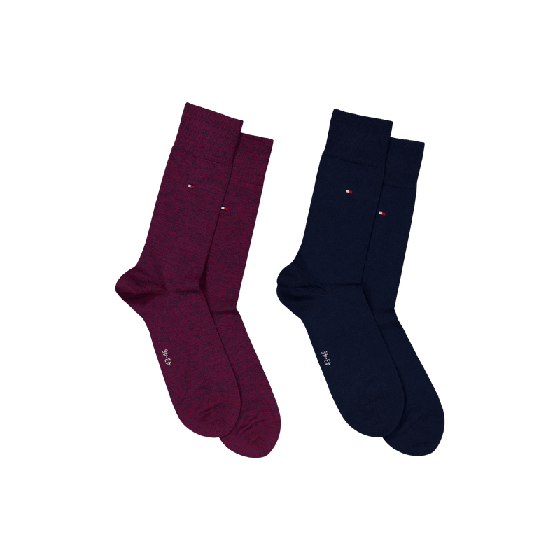 Th Men Sock Classic 2p 122 Rouge
