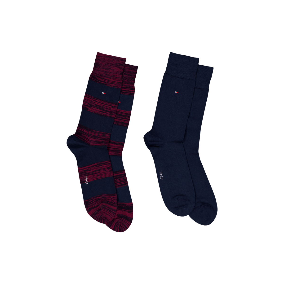 Th Men Rugby Sock 2p 093 Rouge