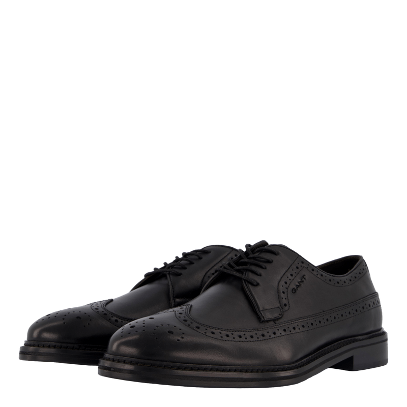 Bidford Low Lace Shoe Black