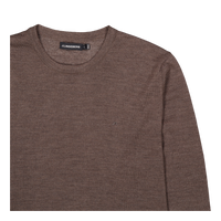 Lyle Light Merino Sweater E374 Walnut