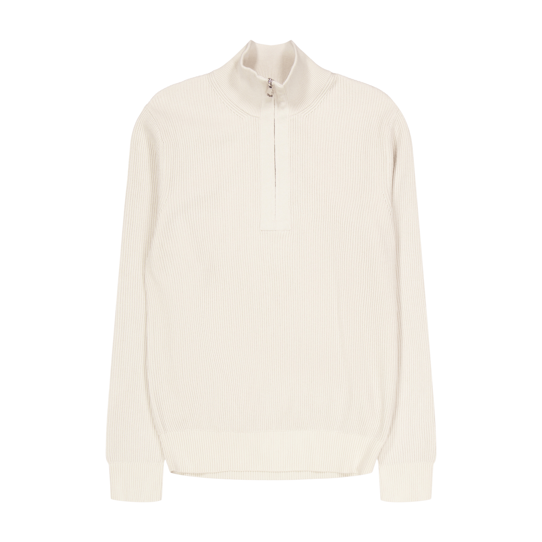 J.Lindeberg Alex Half Zip Knitted Sweater U029 Moonbeam