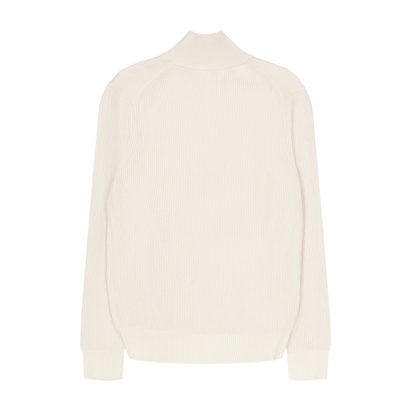 Alex Half Zip Knitted Sweater U029 Moonbeam