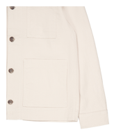 Errol Linen Workwear Overshirt U029 Moonbeam