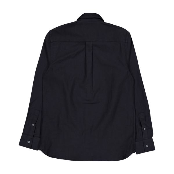 Plain Flannel Shirt X087 Saddle