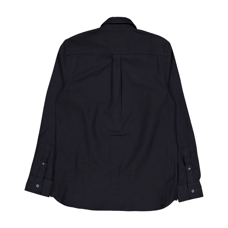 Plain Flannel Shirt X087 Saddle