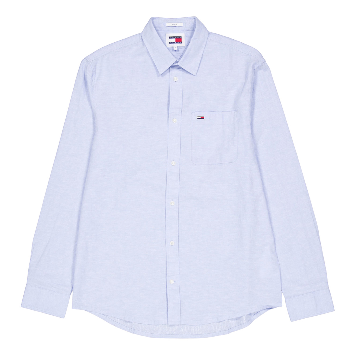 Tjm Reg Linen Blend Shirt Moderate