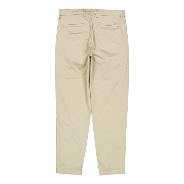 Sateen Stretch Cropped Tapered Fresh Clay