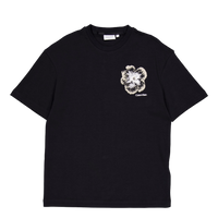 Embroidered Night Flower T-shi Ck