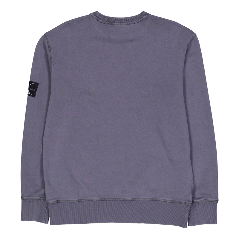 Washed Badge Crew Neck Washed