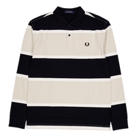 Relaxed Stripe Polo Shirt 691