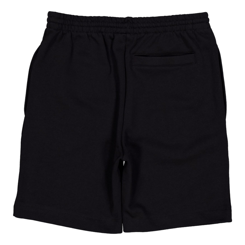 Regular Fit Fleece Shorts BLACK