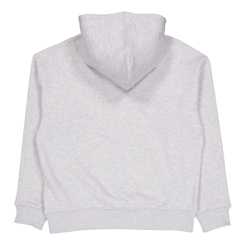 Loose Fit Crocodile Badge Hood Cca Silver Chine