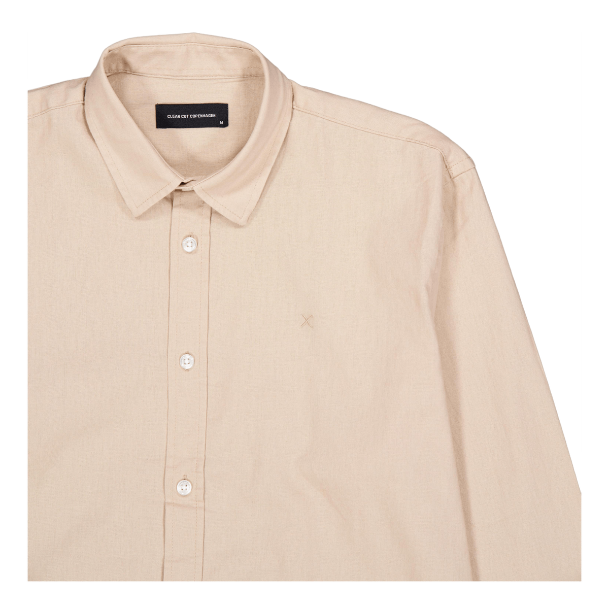 Cotton / Linen Shirt L/s Khaki