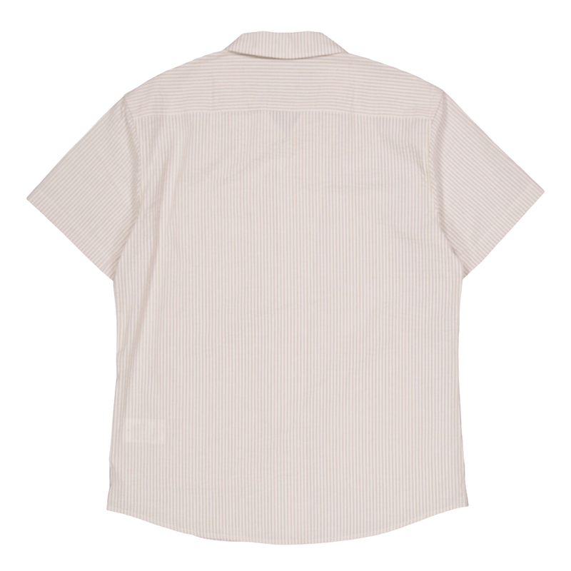 Bowling Matti Seersucker Shirt Ecru/khaki Stripe