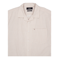 Bowling Matti Seersucker Shirt Ecru/khaki Stripe