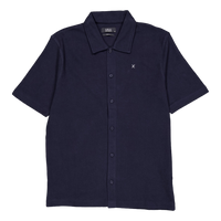 Calton Structured Shirt S/s Dark Navy