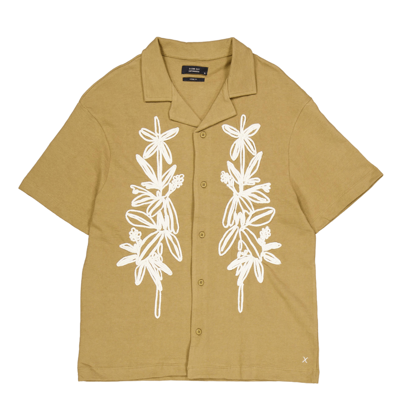 Bowling Charlie Structured Shirt Dark Khaki