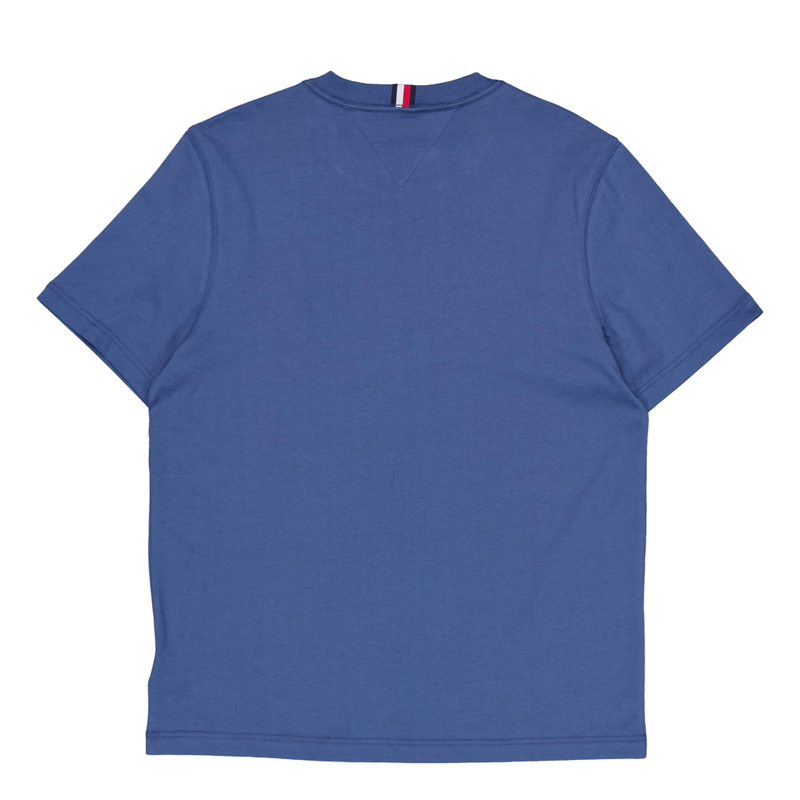 Hilfiger Chainstitch Tee Dbz-aegean Sea