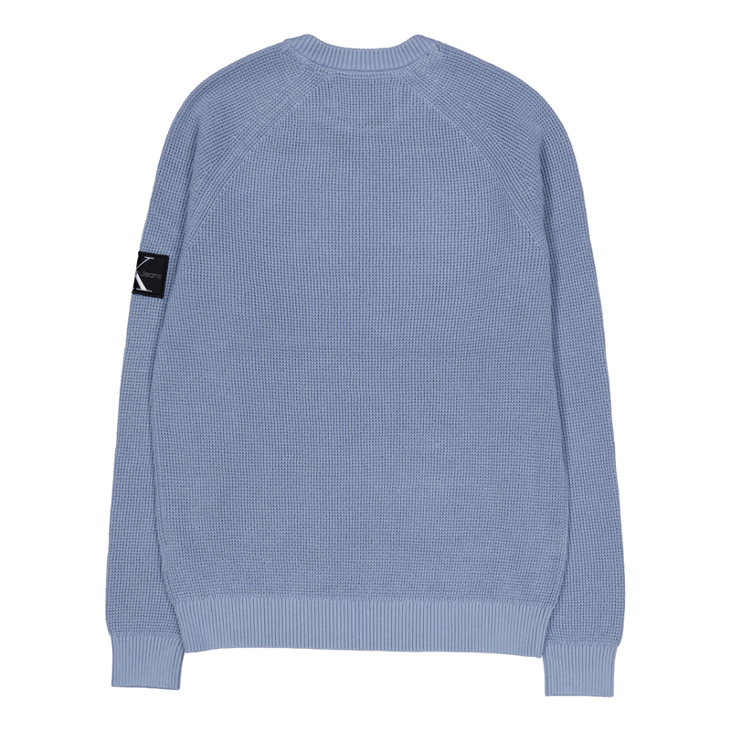 Badge Easy Sweater Cff-faded Denim