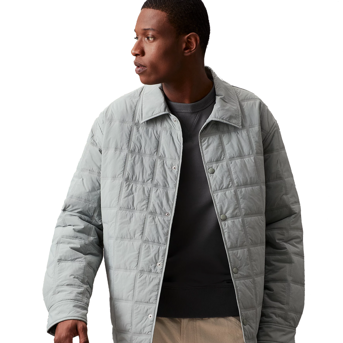 Quilted Jacket Pff-slate Gray