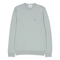 Cotton Silk Blend Cn Sweater Pff-slate Gray