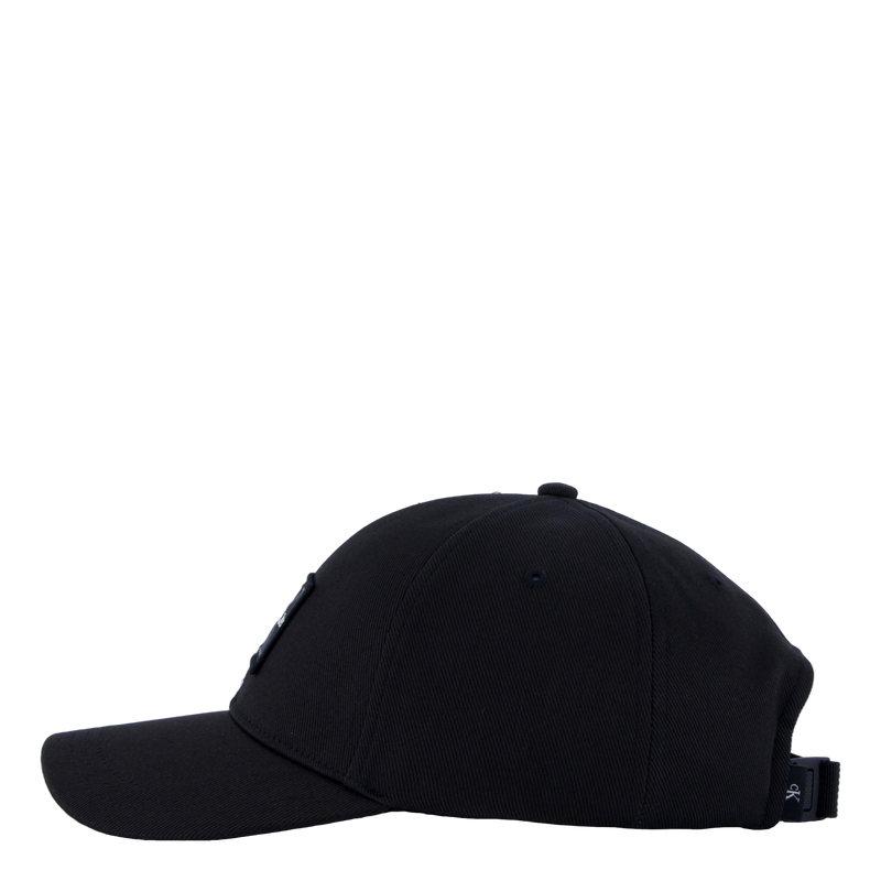 Mono Logo Patch Cap Beh-black