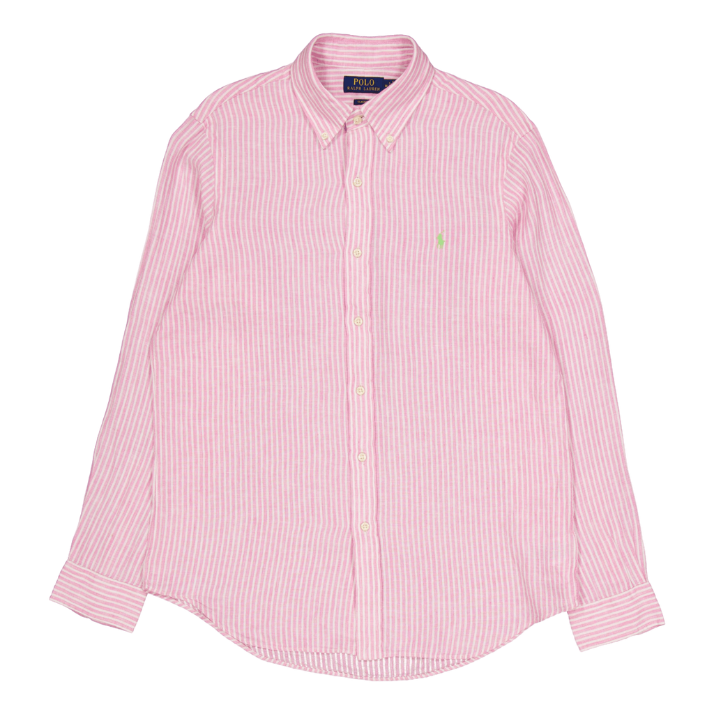 Polo Ralph Lauren Linen-bd Ppc Spt 3334d Pink/white – Stayhard.com