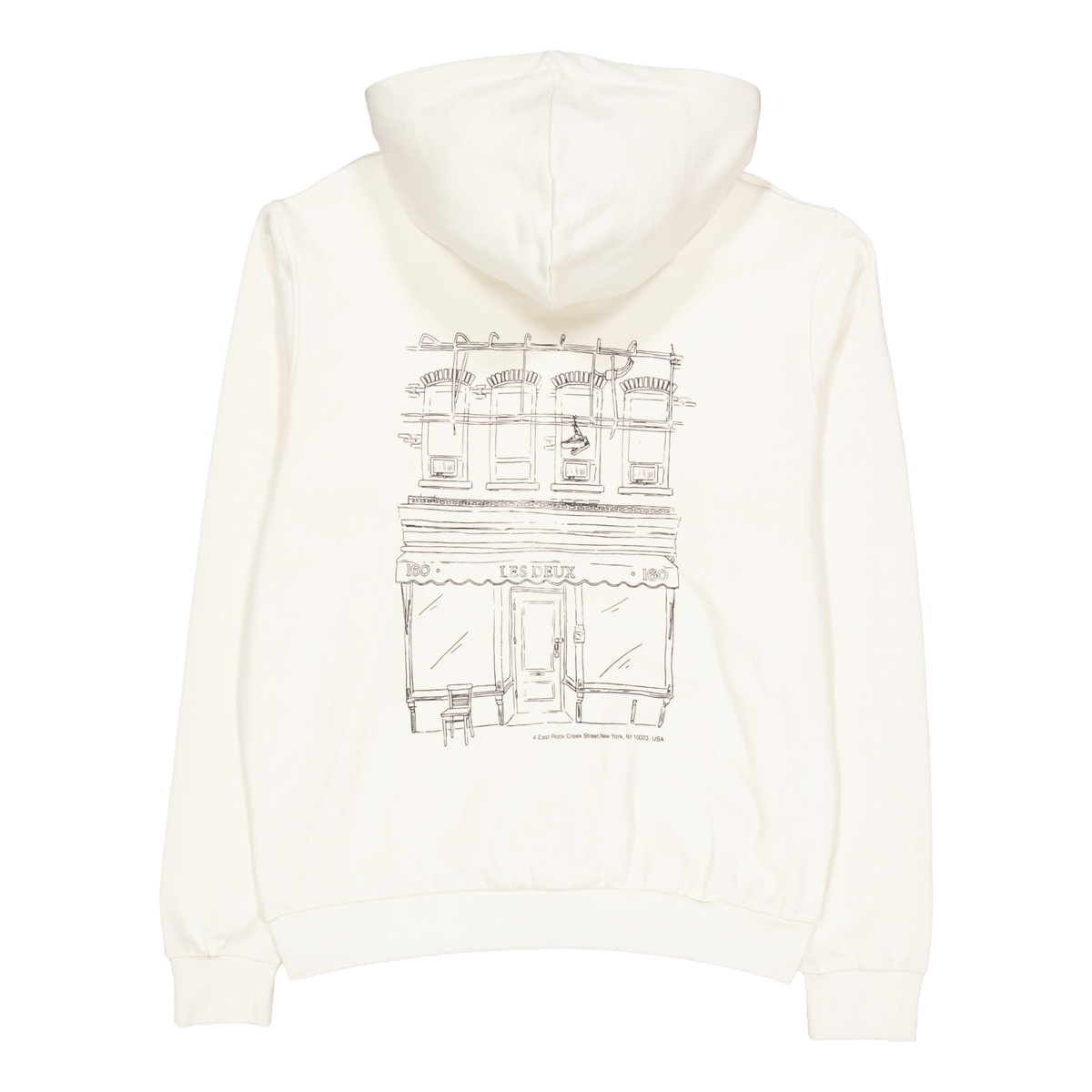 Neighborhood Hoodie Ivory/black