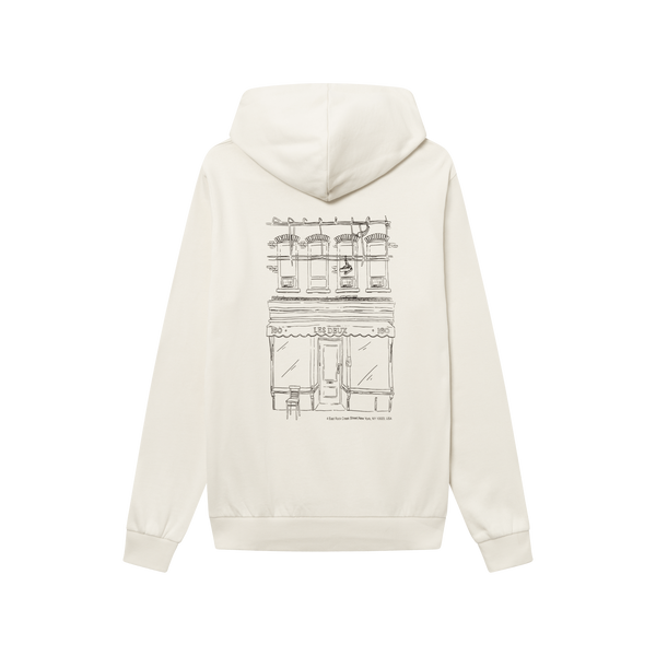 Neighborhood Hoodie Ivory/black