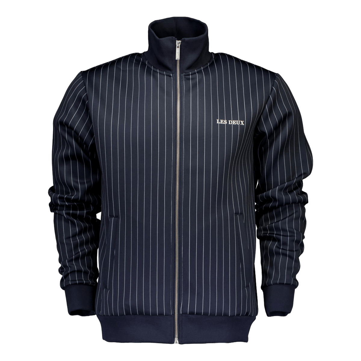 Ballier Pinstripe Track Jacket Dark Navy/light Ivory