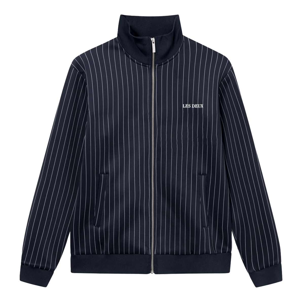 Ballier Pinstripe Track Jacket Dark Navy/light Ivory