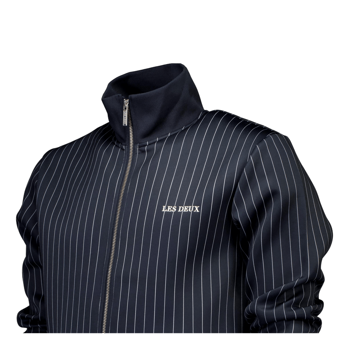 Ballier Pinstripe Track Jacket Dark Navy/light Ivory