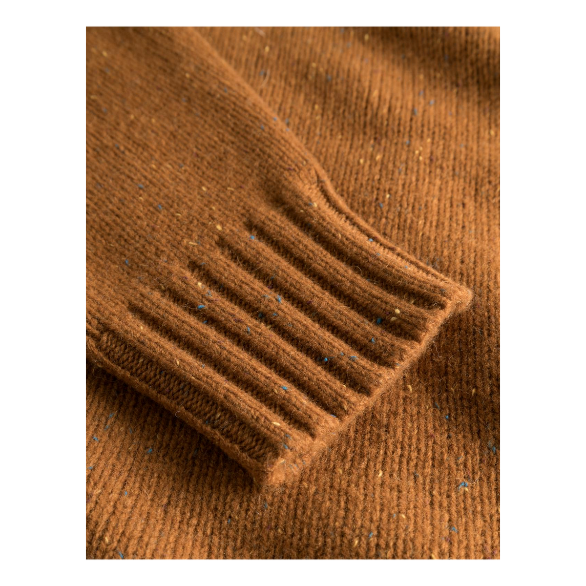 Gary Fleck Wool Roundneck Dark Ochre