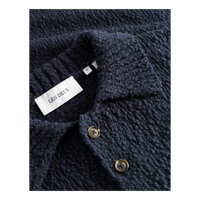 Errol Cotton Rugby Knit Dark Navy